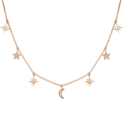 Moonlight Necklace  | Classic Gold