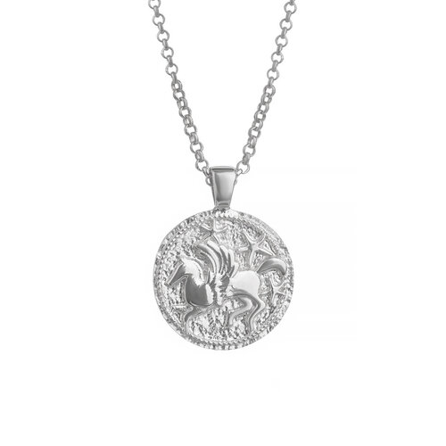 Pegasus Necklace | White Gold