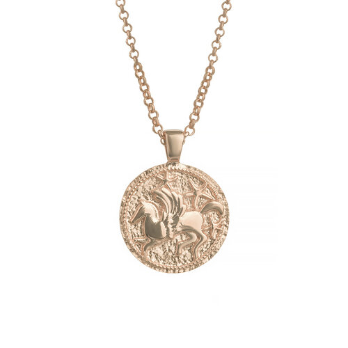 Pegasus Necklace | Classic Gold