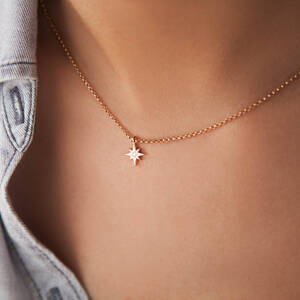 Diamond Star Necklace