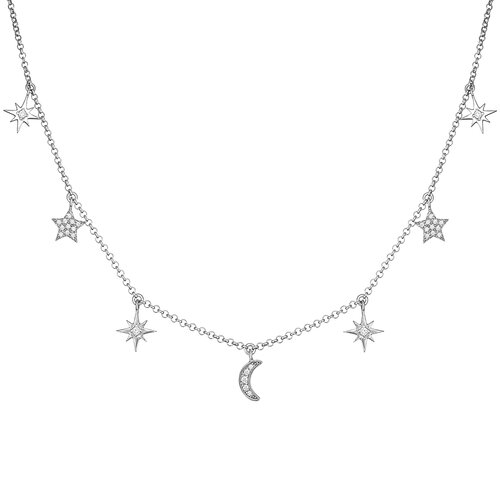 Moonlight Necklace | White Gold