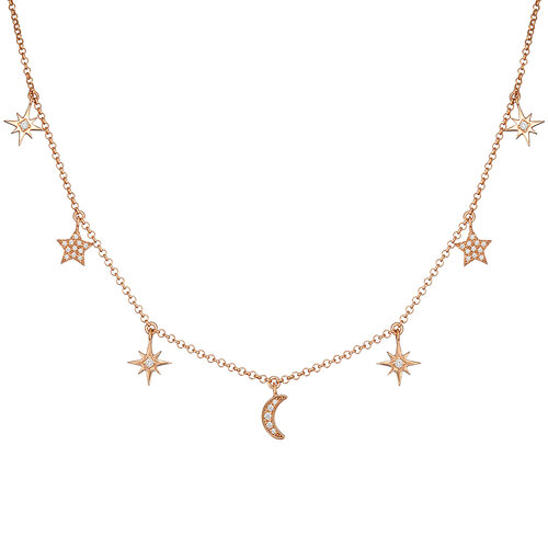 Moonlight Necklace | Classic Gold