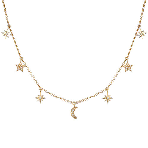 Moonlight Necklace | Yellow Gold