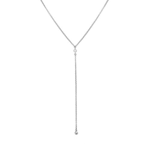Cherry Necklace | White Gold