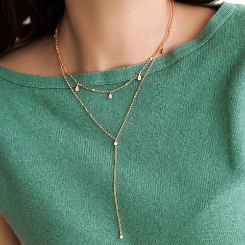 Cherry Necklace | Yellow Gold