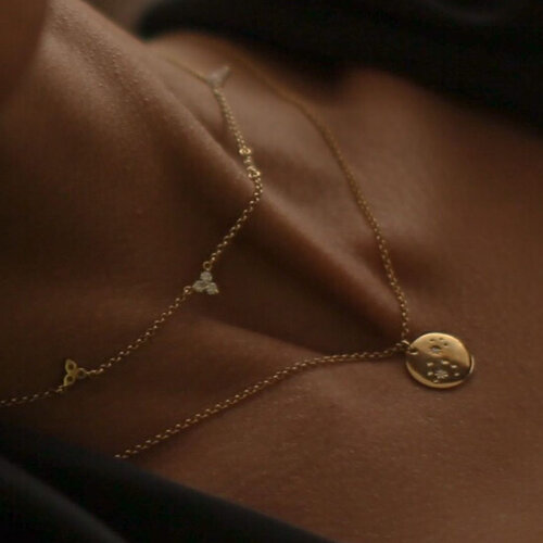 Sky Necklace | Yellow Gold Plated