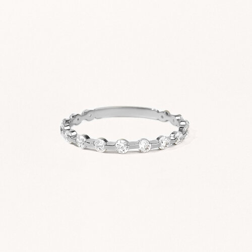 Skyler ring | Rhodium Plated