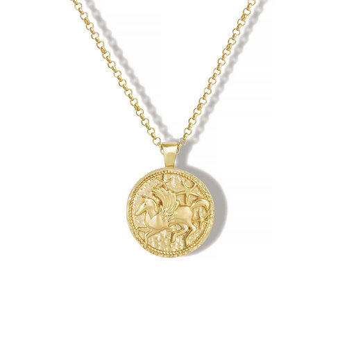 Pegasus Necklace | Yellow Gold Plated