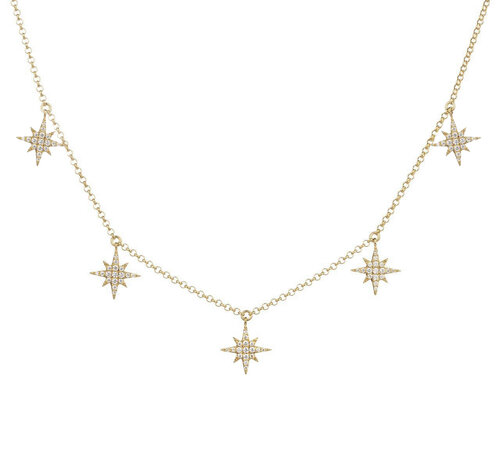 Selesta Necklace | Yellow Gold Plated
